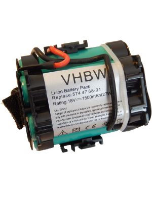 Li-ion accu. 1500maH, 18V - Gardena R38Li, R40Li, R45Li, R50Li, R70Li, R75Li, R80Li