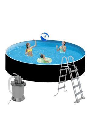 Azuro Graphite Ø 500x120cm zwembad - complete set