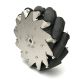 254mm Steel Mecanum Wheel Right/Bearing Rollers – 14141R
