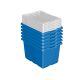 6 stuks LEGO opbergbox met deksel - 9840