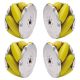 A set of 203mm (8 inch) mecanum wheel with TPU roller (Load 1000KG) - NM203A 